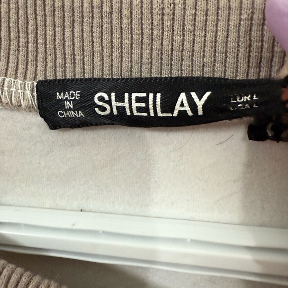 Chico's Women's Long Sleeve Striped Top - Cream and Tan - Picture 3 of 3